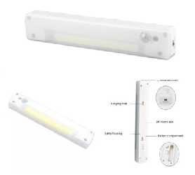  3.5x2.5x18.8cm Wireless Motion Sensor Closet Light Wireless Strip Light ABS AS Plastic Manufactures
