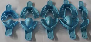 China Disposable Plastic Dental Impression Tray With Full Tray / Half Tray OEM Service on sale