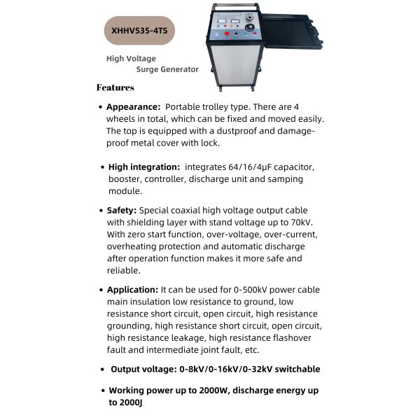 Factory XZH TEST 32kV HV ARC Portable Underground Cable Fault Locator System