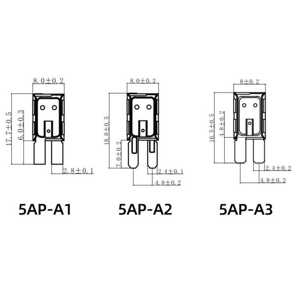 Wiper Motor Thermal Protector Current Temperature Sensitive Device HCET 5AP 2MP