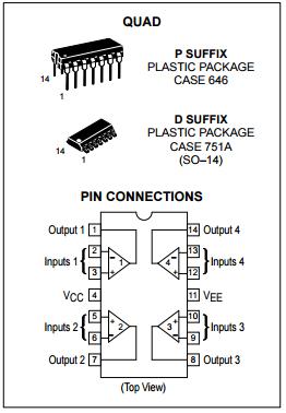 MC33179D amplifier ic chip Integrated Circuit Chip HIGH OUTPUT CURRENT LOW NOISE OPERATIONAL AMPLIFIERS