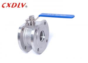  1pc Handle Wafer Flanged Ball Valve PTFE PPL Seat Italy Ball Valve Normal Pressure Manufactures