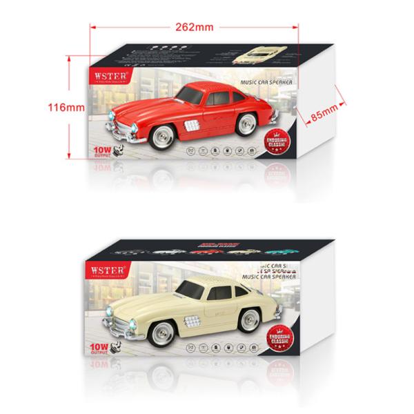 Customizable Gift Portable Wireless Mini Car Speaker With Full Range Audio Crossover