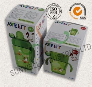 Milk Bottle Colored Corrugated Packaging Boxes , Custom Sized Cardboard Boxes