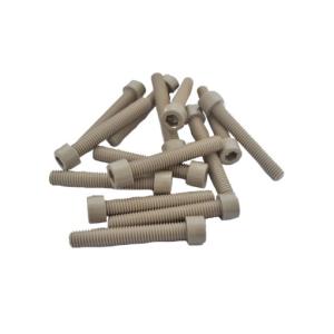 Buy cheap High Strength SGS Peek Bolts Machined Plastic Parts Chemical Resistance from wholesalers