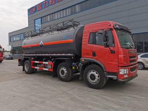 China FAW 10 Wheels Hazardous Chemical Tanker Truck With CA1250PK2L5T3BE5A80 Chassis on sale