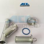 Stainless Steel Sanitary Threaded-Nut Y-Type Filter Strainer Stainless Steel