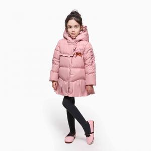  Odm Wholesale Clothing New Style Kids Down Jacket Thermal New Design Winter Baby Girls Khaki Coat Manufactures