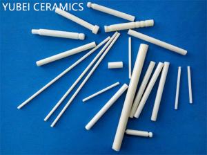 China Custom Ivory Aluminum Oxide Ceramic Rod High Temperature Resistance on sale