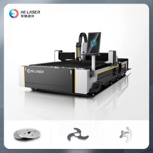 China Water Cooling Sheet Metal Laser Cutting Machine 1500 Watt For Manufacturing Plant on sale