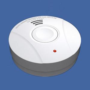  5 year 3V sealed lithium battery powered standalone smoke detector with CE Manufactures
