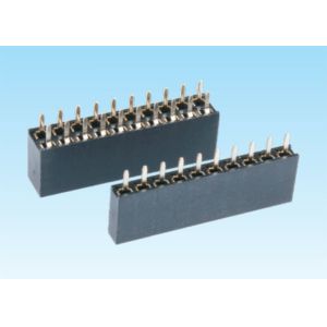  Single / Dual Row Female Pin Header Connector 2.54mm Pitch For Military Industry Manufactures
