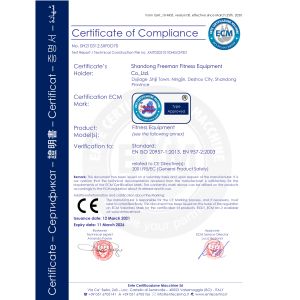 Shandong Freeman Fitness Equipment Co., Ltd. Certifications
