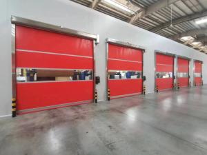  0.75W Industrial Fast Door 220V / 380V Automatic Fast Doors Spring Free Manufactures