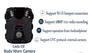  H.264 wireless Police Body Cameras Password protect USB 2.0 Port 3.3 Voltage Manufactures