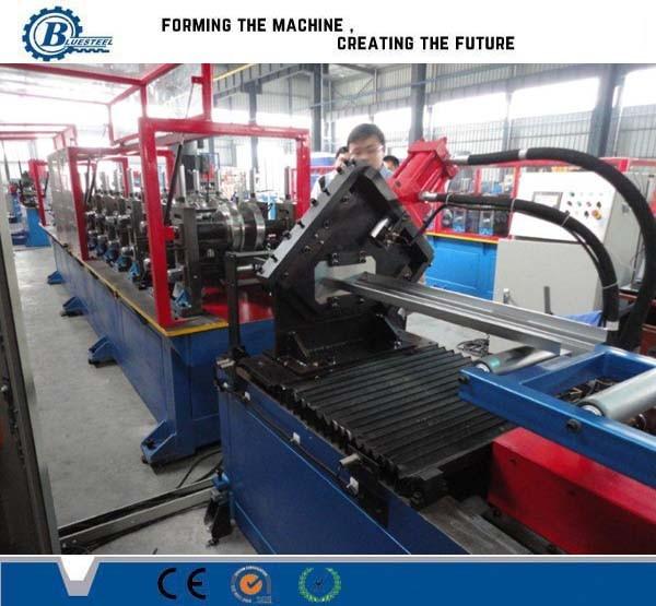 Quality CNC Automatic Metal Window Frame Roll Forming Machine With 8-12m/min High Speed for sale