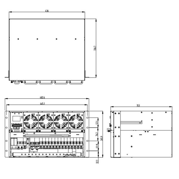 DC48V 200A Telecom Rectifier System