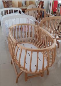  Good quality birch bentwood baby bed for sale Manufactures
