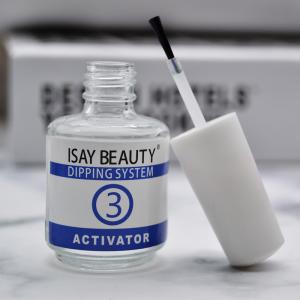  Non-toxic dip powder base coat top coat acrylic nail sticker kit nail dipping liquid Manufactures