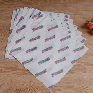  Single Side Burger Printed Greaseproof Paper 18x18cm 22x22cm Manufactures