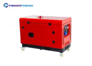 China Rated Power 10kva Red Color Small Diesel Engine Generator Low Fuel Consumption on sale