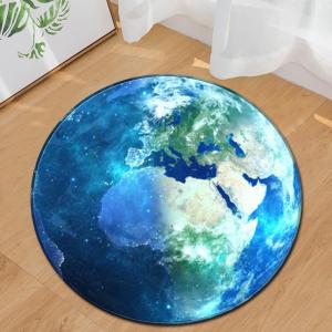  Planet Round Area Rugs Machine Washable Gaming Chair Rug Manufactures