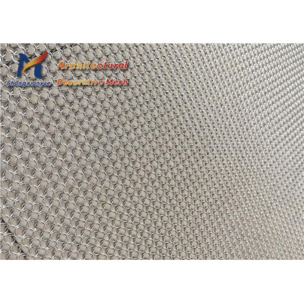 Facade Ceiling Wire Mesh Partition Panels 0.8mm 10mm Round Hole