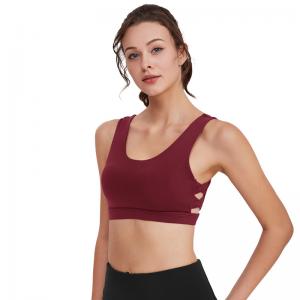 China Shoulder Straps Breathable Sports Bra Hygroscopic Yoga Quick Drying Top on sale