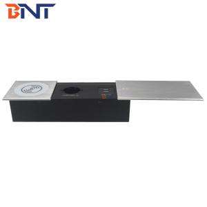 China EU Power Socket Sliding Desktop Mounted Power Data Socket Sliding Open Type Hidden Desktop Socket on sale