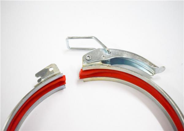 Hop Dip Quick Release Pipe Clamp Galanized Pressed Tight For Industry Seamless