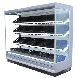  Fruit Vegetable Refrigerated Display Fridge Multideck Display Fridge cabinet Remote type Manufactures