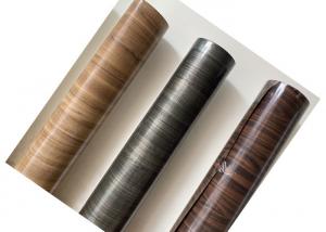  Solid Color 0.30mm Wood Grain Interior PVC Furniture Foil For Sideboard Manufactures