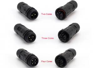 China Black Waterproof Plug Connector M20 PA66 Outdoor LED Plug Connector on sale