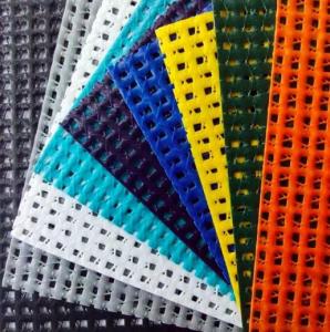 China 195gsm 230gsm 250gsm Plastic PVC Coated Mesh Fabric 250D/21*19 on sale