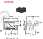 4 Positions Grey PCB Terminal Block Withstand Voltage AC2000V/min For Electrical