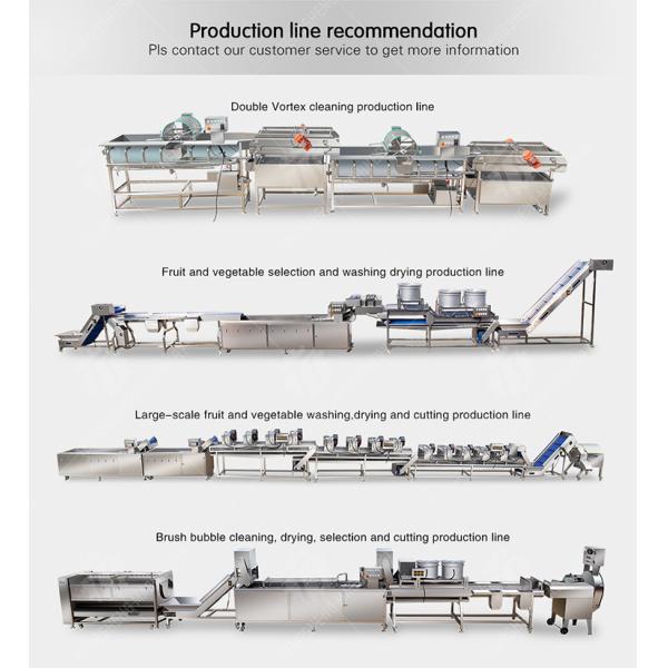 Industrial Garlic Vegetable Processing Machine 0.375KW Automatic Cutting Machine