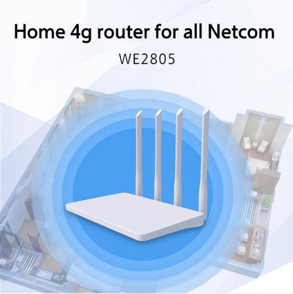 Wifi Router 300M Transmission Rate Wireless 4G Router White Color 100M Wan Port