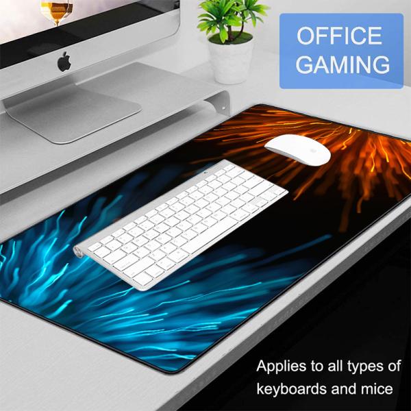 40*90 Rectangle Non-Slip Rubber Gaming Mouse Pad with Custom Logo Print ROHS Approved