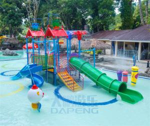 China Colorful Playground Water Slide Children Fibreglass Pool Slide RoHS Approved on sale