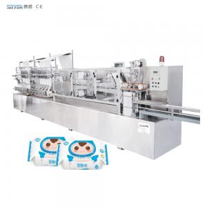  3 KW Wet Wipes Machine Tissue Baby Wet Wipe Canister Filling Sealing Machine Manufactures