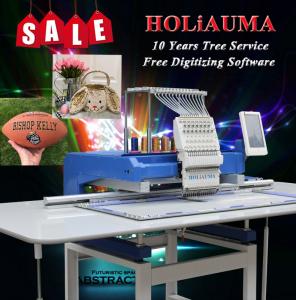  HOLiAUMA 15 Colors 1 head China factory embroidery machine price with software Manufactures