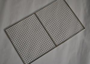 China 304 Stainless Steel Crimped Mesh Barbecue Grills Panels / Trays on sale