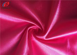 Shiny Dazzle Tricot Fabric , 100% Polyester Knit Fabric For Basketball Uniform Manufactures