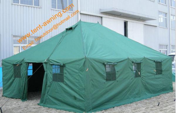 Quality 20 Person Tent Military Waterproof  Tents Pole-style Galvanized Steel  Army Camping Tents for sale