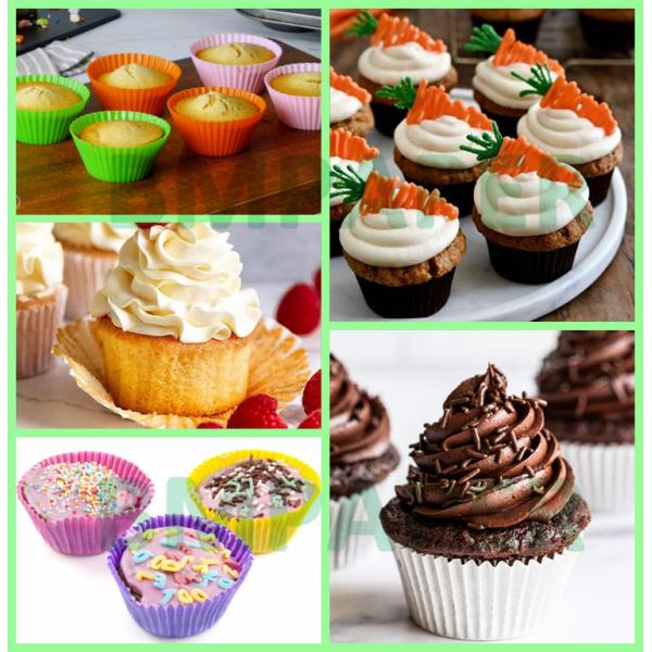 38gsm 40gsm Easy Slip Greaseproof Paper For Cup Caking Making Non - Stick