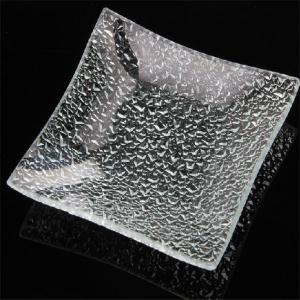  crystal clear fruit dish glass square dish square glass food dish Manufactures