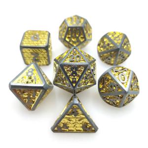 China Pokemon Card Dice Sets Polyhedral Luxury 7 Pcs Set Pokemon Card Booster Box For Dnd Game on sale