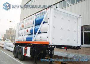 China High Performance 12 Tubes Containe CNG Tank Trailer ISO11120 / BV on sale