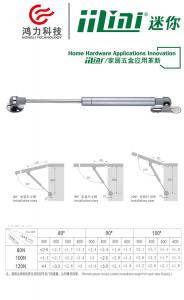 China K6 Silver Hydraulic Gas Lift for Cabinet Door Kicthen Door on sale