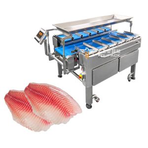  Meat Delta Robot Automatic Loading Belt Multihead Weigher Weighing System Manufactures